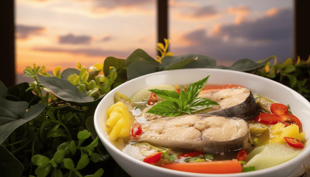 Vị chua thanh, ngọt dịu của canh chua cá ngát sẽ khiến bạn muốn thưởng thức mãi không ngừng